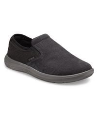 crocs reviva canvas slip on