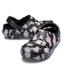 Floral lined crocs Clearance