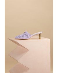 cult gaia sage leather mules