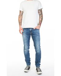 slip on flatform santa lolla jeans azul