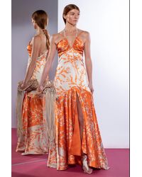 Silvia Tcherassi Cedrina Dress in Orange | Lyst