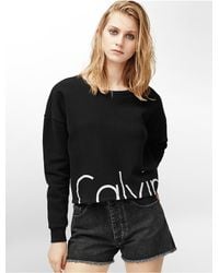 calvin klein long sleeve sweatshirt