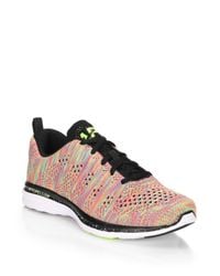 Athletic Propulsion Labs | Pink Techloom Pro Knit Sneakers | Lyst