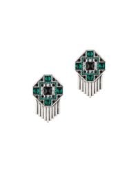 Lulu Frost - Green Vaulted Stud - Lyst