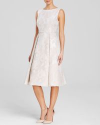 adrianna papell tea length dress