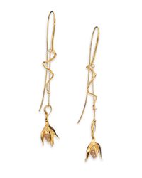 Eddie Borgo | Metallic Pavé Crystal Bud Drop Earrings | Lyst