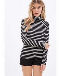 striped turtleneck forever 21