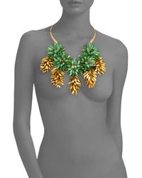 Tory Burch | Green Brynn Collar Necklace | Lyst
