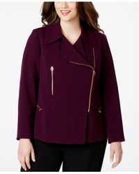 asymmetrical jacket plus size