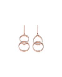 Monica Vinader | Pink Naida Kiss Open Cocktail Earrings | Lyst