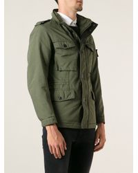 Stone Island Military Jacket in Green for Men - Lyst
