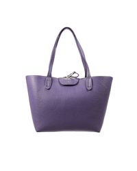 Patrizia Pepe | Purple Leather Shopper | Lyst
