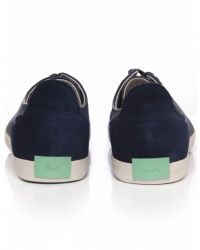 Paul Smith Blue Leather Vestri Trainers for men