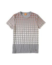 BOSS Orange Gray 'trucker' | Cotton Slub Henley Shirt for men