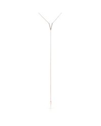 Anne Sisteron | Pink 14kt Rose Gold Diamond Thick V Bikini Necklace | Lyst