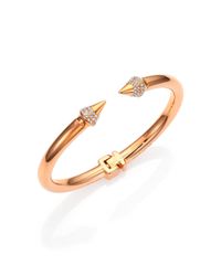 Vita Fede | Pink Mini Titan Crystal Bracelet/rose Goldtone | Lyst