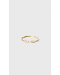 Loren Stewart | Metallic Double Baguette Ring | Lyst