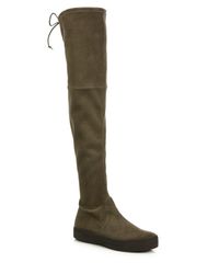 Stuart Weitzman | Brown Playtime Ultrastretch Over-the-knee Boots | Lyst