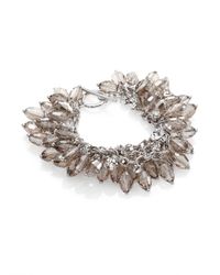 ABS By Allen Schwartz | Multicolor Briolette Fringe Toggle Bracelet | Lyst
