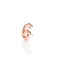 Lulu Frost - Metallic Code Number 14kt Rose Gold #6 Earring - Lyst