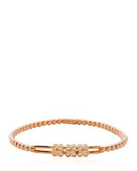 Hulchi Belluni | Metallic Gold Bracelet With Dimonds | Lyst