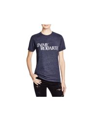 Rodarte | Blue Love/hate Graphic Tee | Lyst