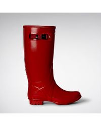 red rain boots wide calf