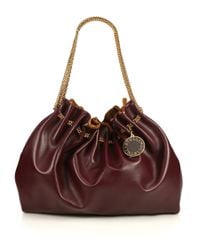 Stella McCartney | Brown Noma Faux Leather Bucket Bag | Lyst
