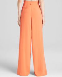 alice and olivia orange pants