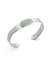 Monica Vinader | Blue Capri Thin Cuff | Lyst