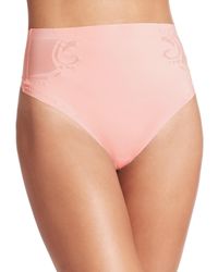 Spanx | Pink Haute Contour Deco Thong | Lyst