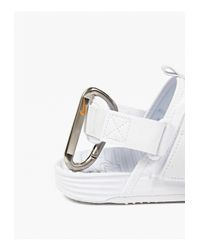 Nike Air Solarsoft Woven Sandals in White for Men | Lyst