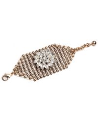 Lulu Frost | Metallic Mesh Bracelet - Gold | Lyst