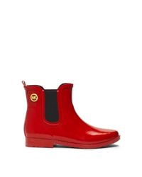 red mk rain boots