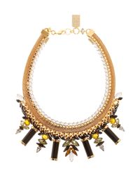 Lizzie Fortunato | Metallic Lagoon Gold-platd Bras Ncklace | Lyst