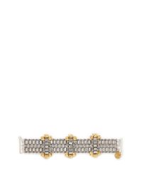 Ela Stone | Metallic 'Blake' Cluster Stud Chain Link Tier Bracelet | Lyst