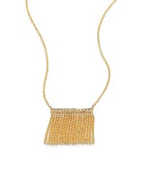 Sydney Evan | Metallic Diamond & 14k Yellow Gold Fringe Necklace | Lyst