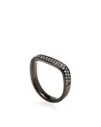 AS29 | Black Lana Pinky Ring | Lyst