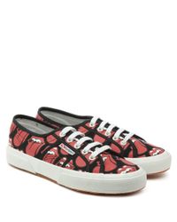 superga rolling stones