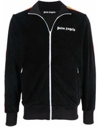 felpa con zip palm angels