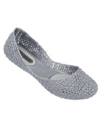 Melissa - Metallic X Campana 'Papel' Glitter Flats - Lyst