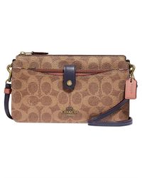 COACH Multicolor Noa Pop-up Messenger In Colorblock Signature Canvas