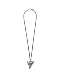 Givenchy | Metallic Medium Pearl Shark Tooth Necklace | Lyst