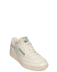 Reebok Club C 85 Vintage Leather Low-Top Sneakers in White for Men - Lyst