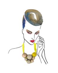 Marion Vidal - Gray Neo Ceramic Necklace - Lyst