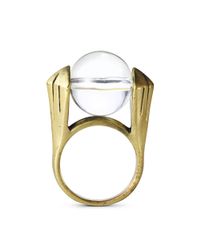 Jenny Bird | White Oracle Ring - Size 6 | Lyst