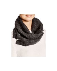Michael Kors | Gray Waffle Stitch Neckwarmer - Bloomingdale'S Exclusive | Lyst