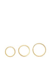 Maria Black | Metallic 'wanda & Ww' Three Ring Set | Lyst