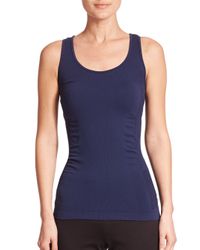 Elie Tahari | Blue Neelia Side-detail Sport Tank | Lyst
