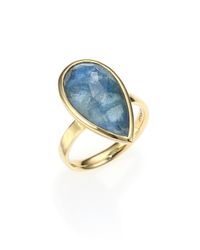 Ippolita | Multicolor Rock Candy London Blue Topaz, Labradorite & 18k Yellow Gold Doublet Ring | Lyst